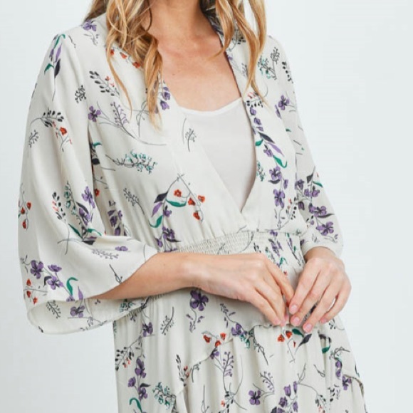 bohemian floral dress - Picture 2 of 6